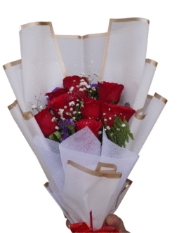 red rose bouquet